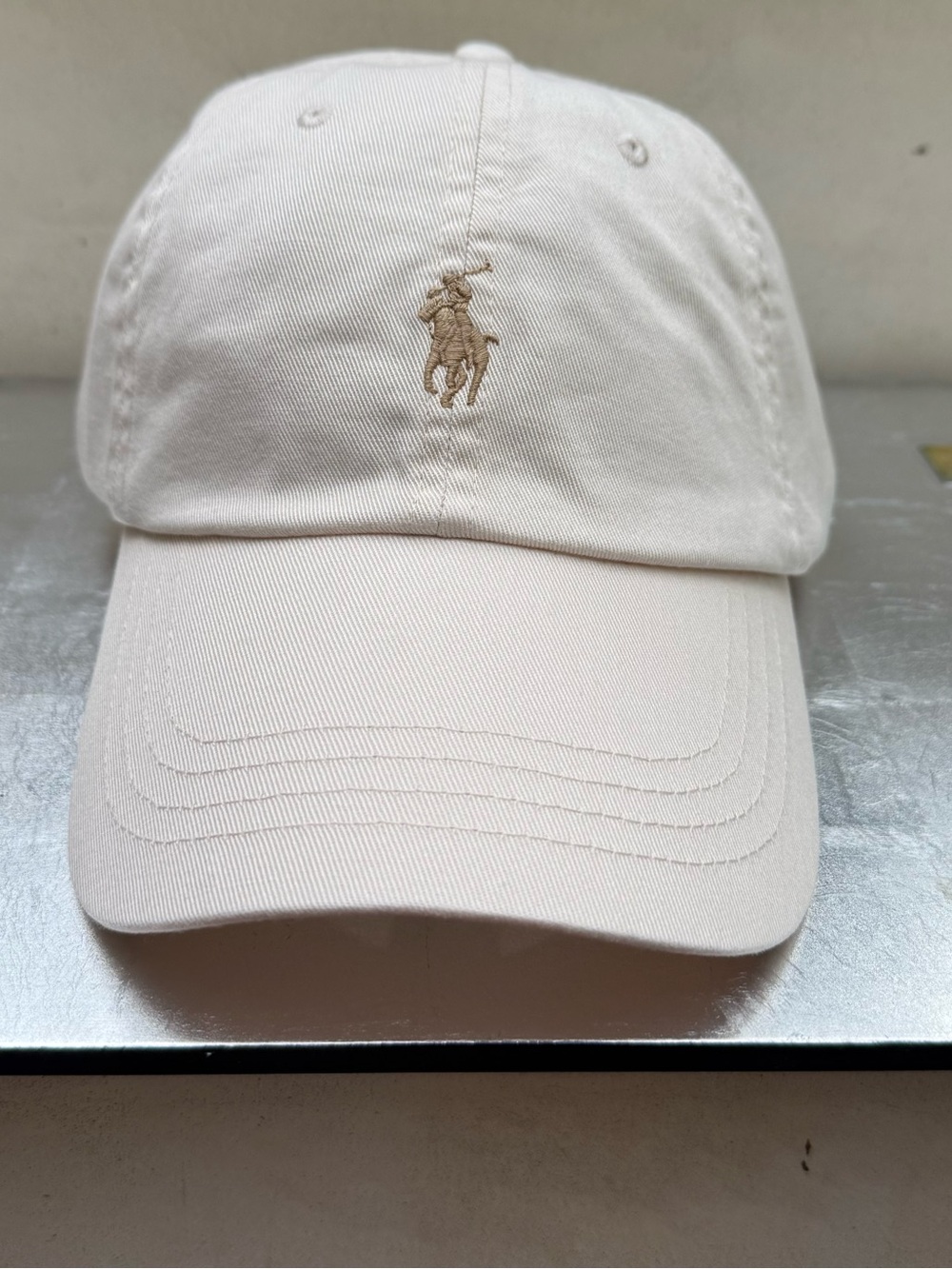 Polo by Ralph Lauren Off White Baseball Cap